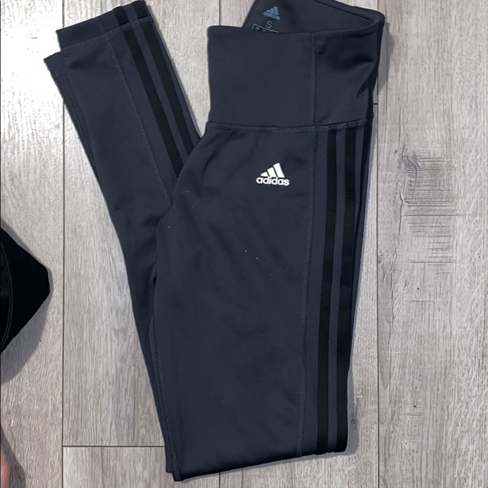 Dark grey adidas leggings
